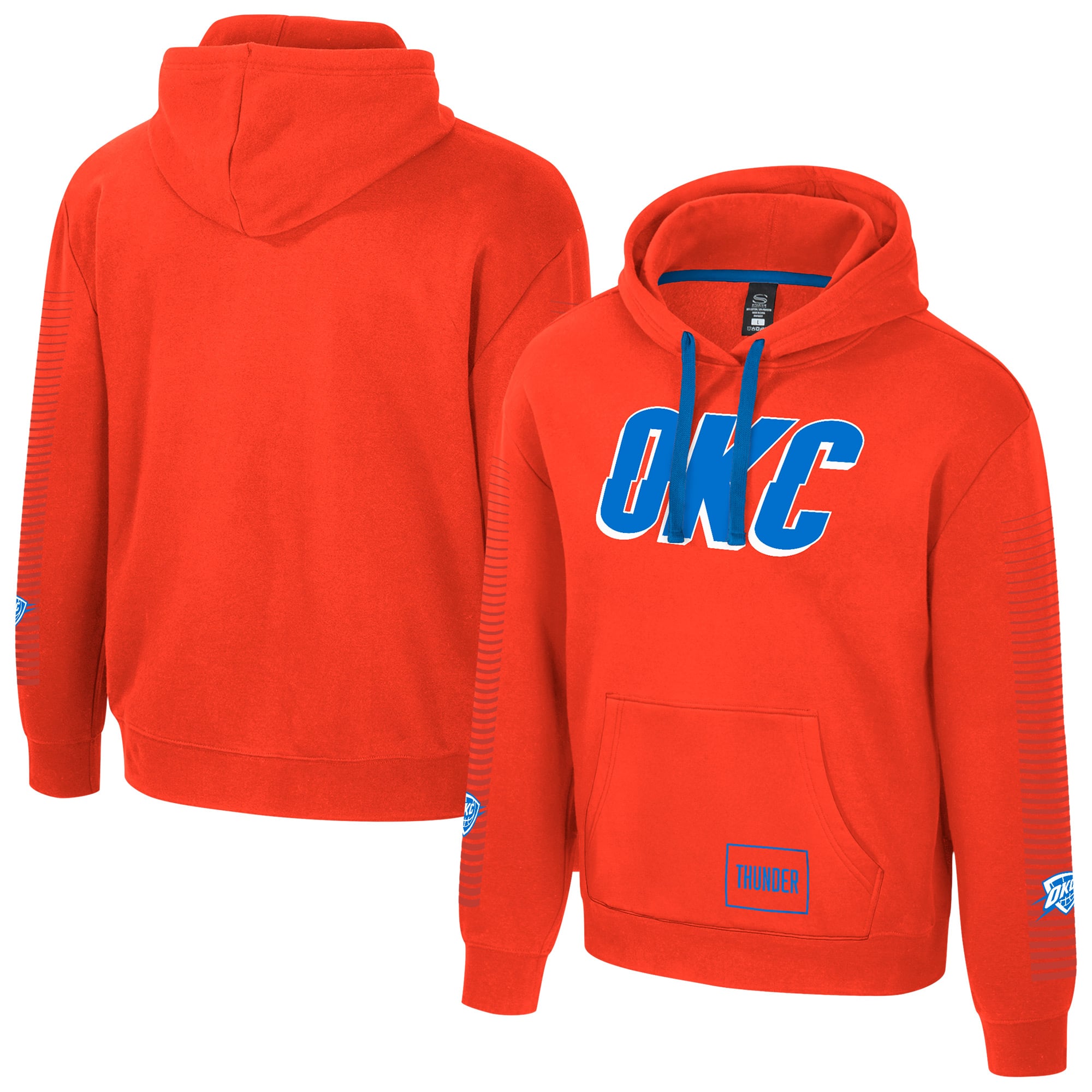 Unisex Stadium Essentials Orange Oklahoma City Thunder City Star Hoodie