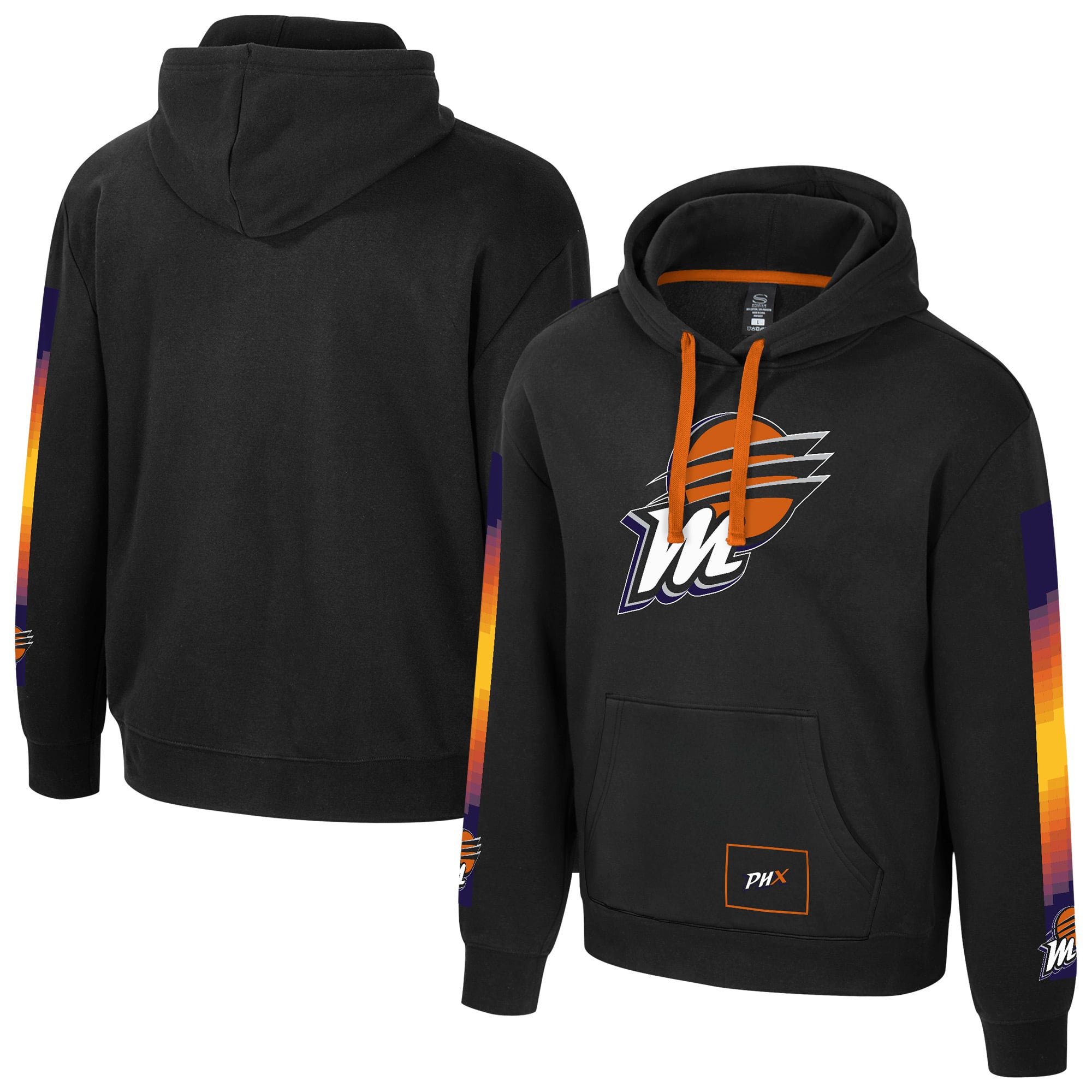 Unisex Stadium Essentials Black Phoenix Mercury City Star Hoodie