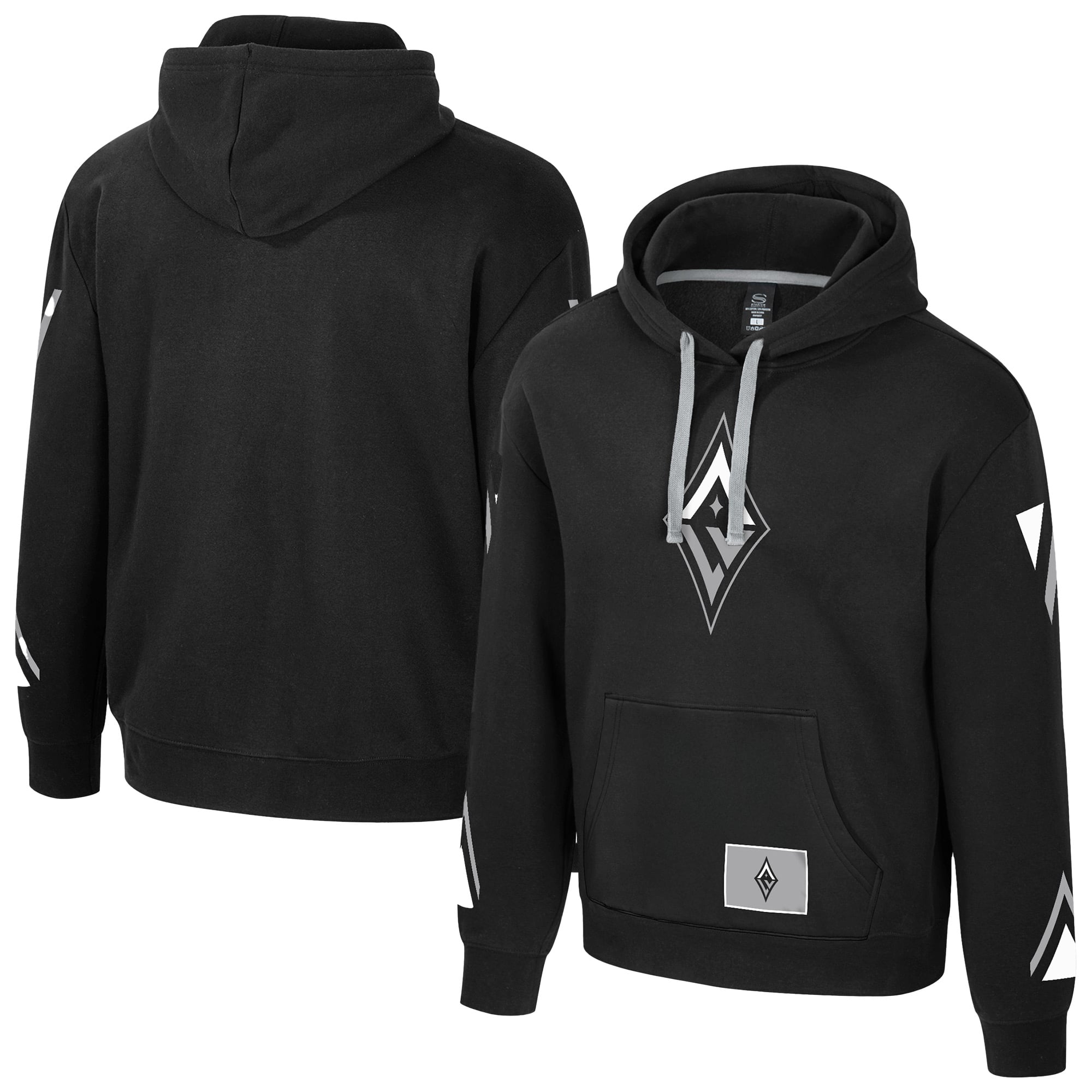 Unisex Stadium Essentials  Black Las Vegas Aces City Star Hoodie