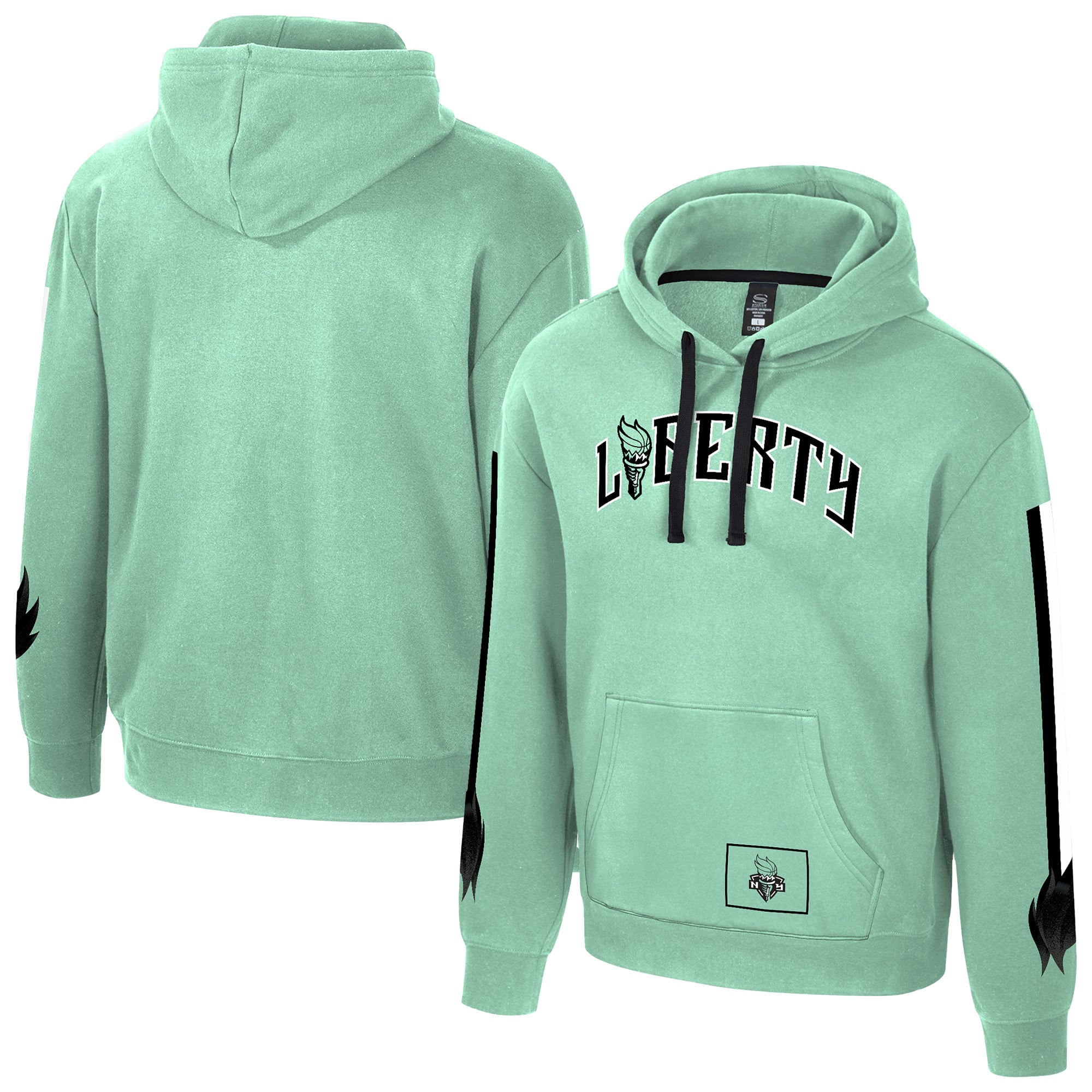 Unisex Stadium Essentials  Mint New York Liberty City Star Hoodie