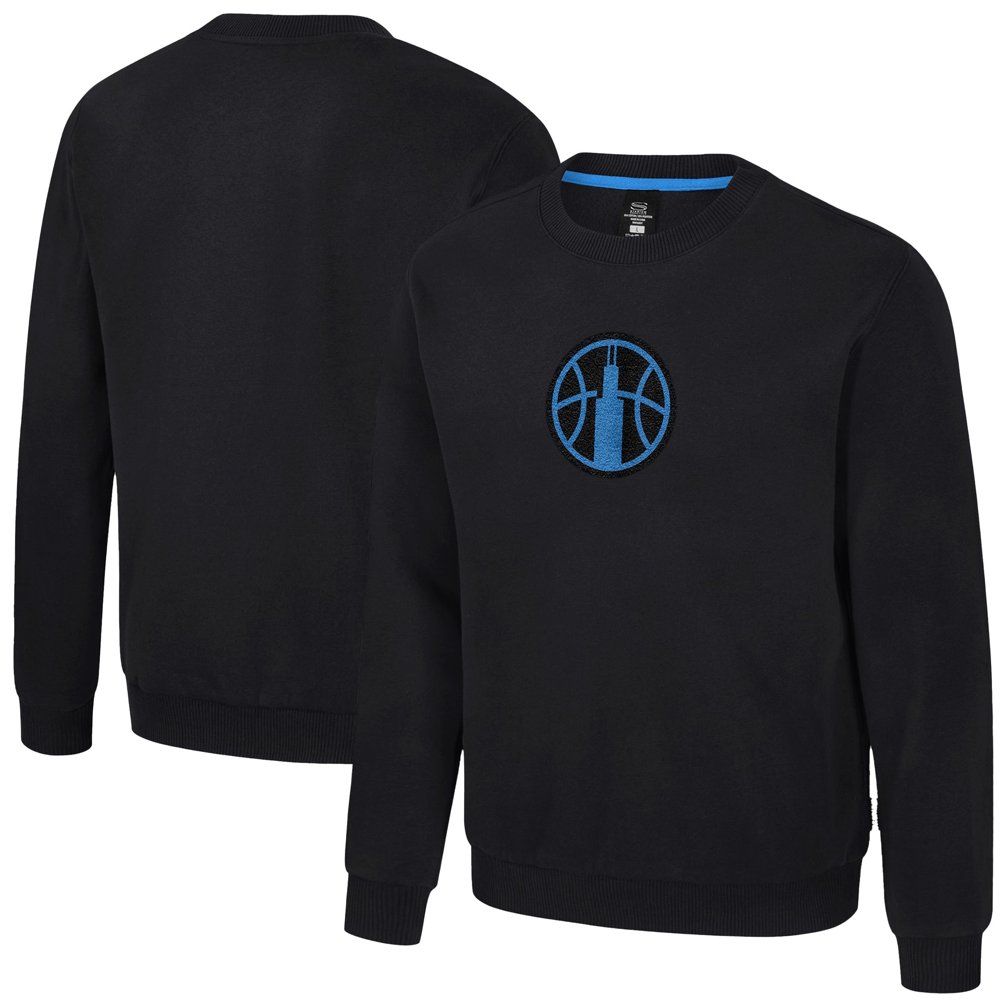 Unisex Stadium Essentials Black Chicago Sky Club Level Sweatshirt