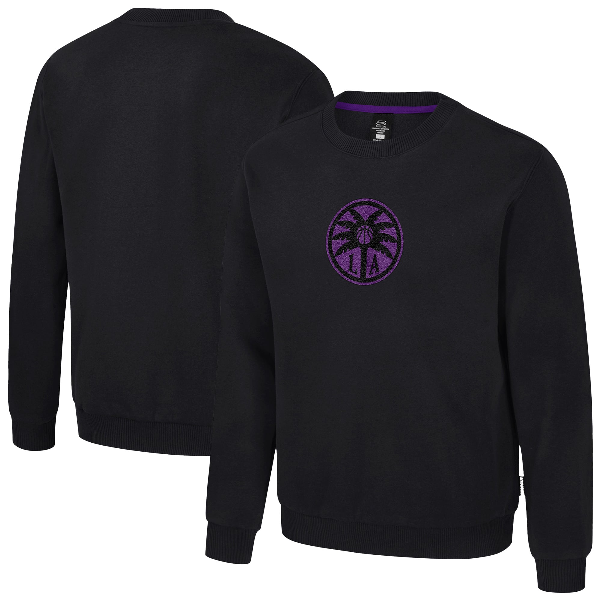 Unisex Stadium Essentials Black Los Angeles Sparks Club Level Sweatshirt
