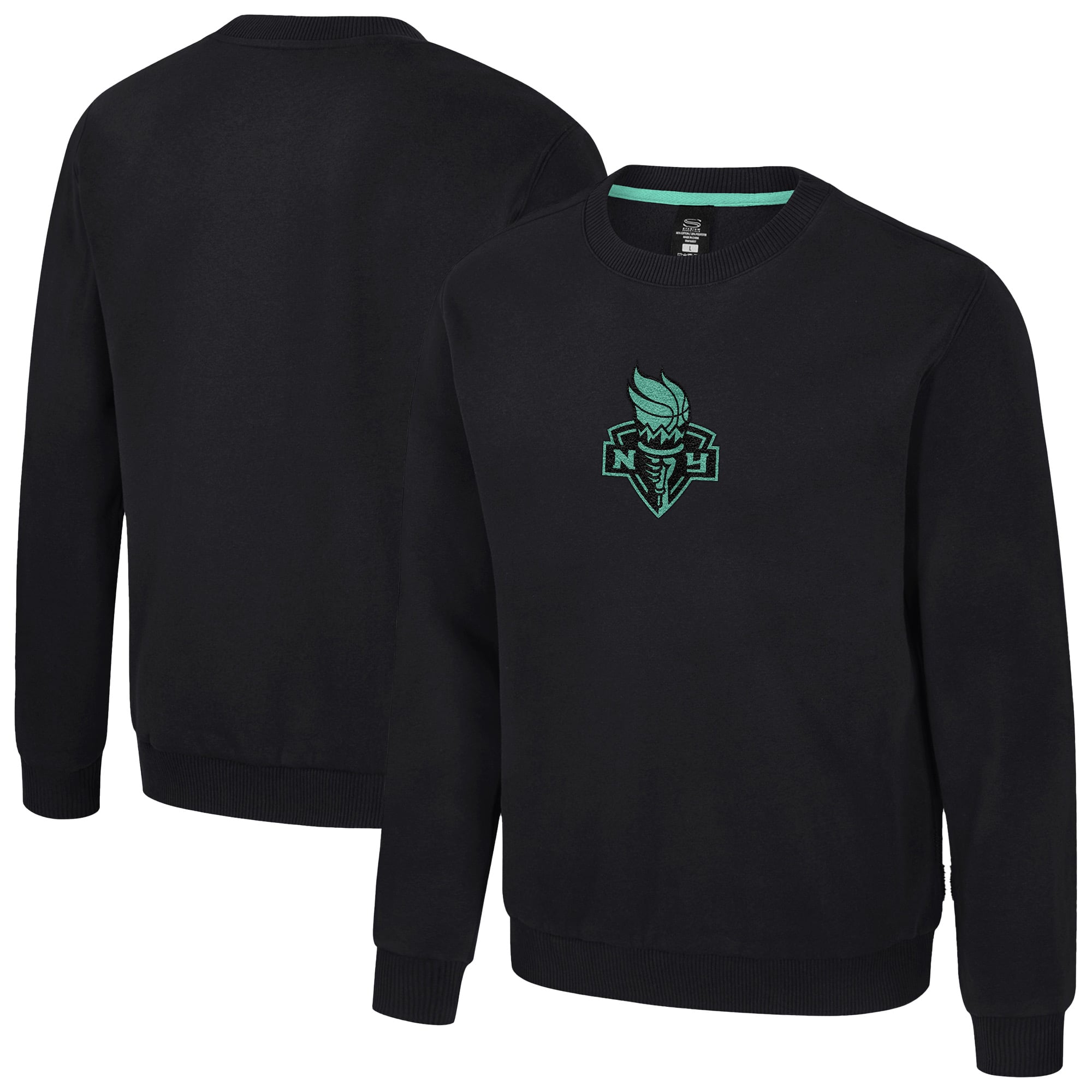 Unisex Stadium Essentials Black New York Liberty Club Level Sweatshirt
