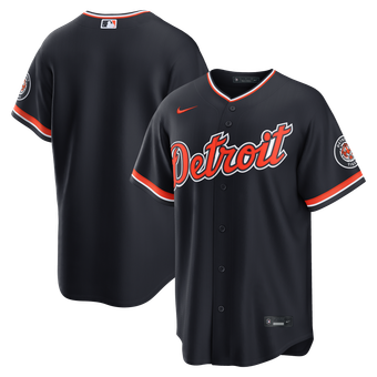 Men's Nike Navy Detroit Tigers Alternate Stadium Jersey