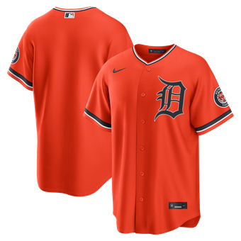 Men's Nike Orange Detroit Tigers Alternate Stadium Jersey