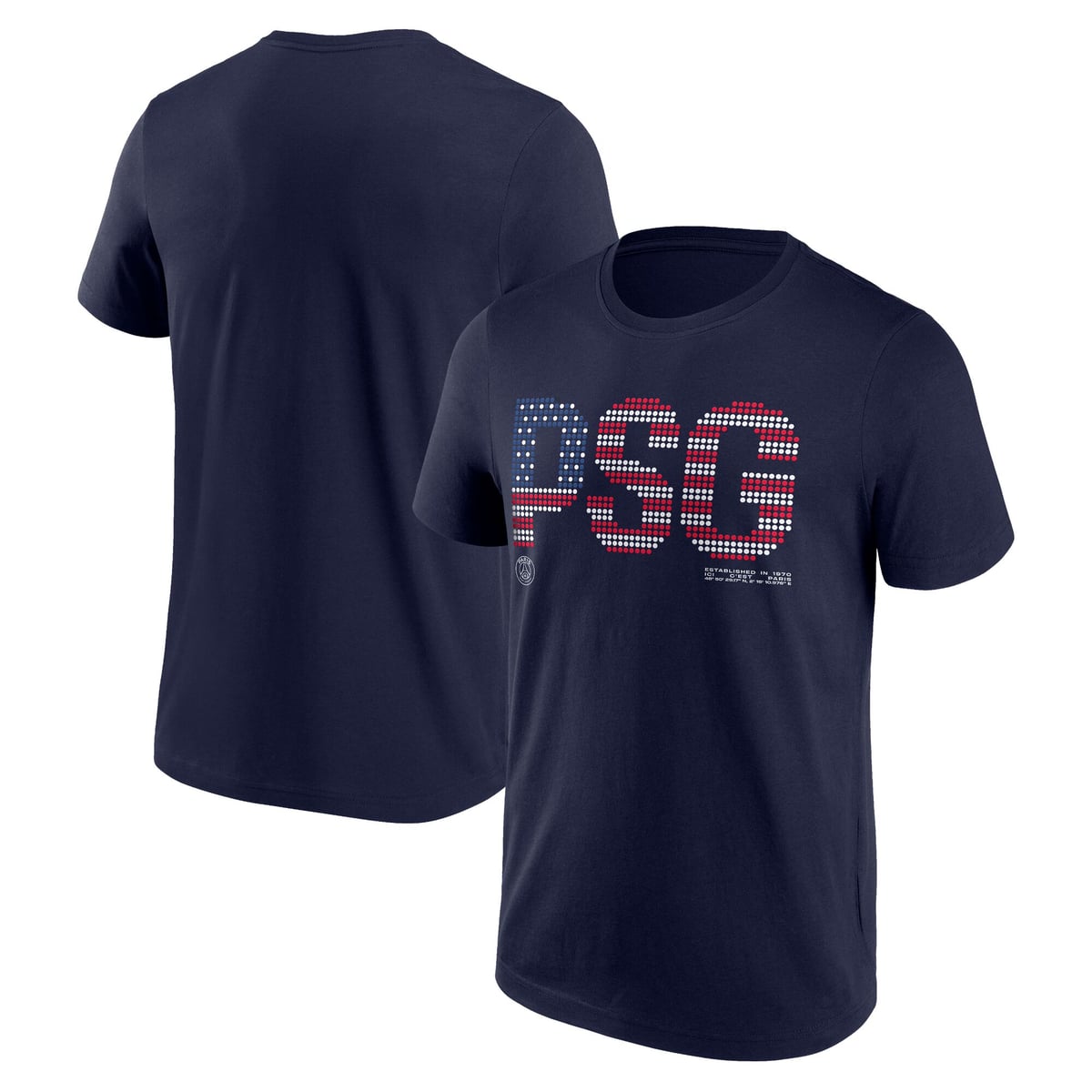 T-shirt PSG USA à pois - Bleu marine