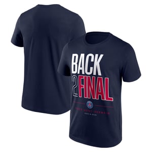 T-Shirt PSG Back to Back Finals - Bleu, vue 3