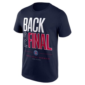 T-Shirt PSG Back to Back Finals - Bleu, vue 4