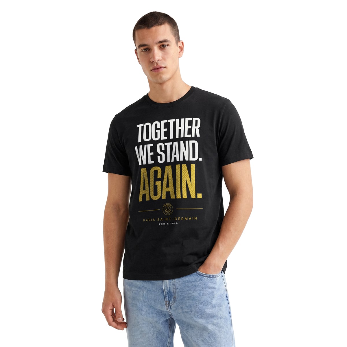 T-Shirt PSG Together We Stand - Noir