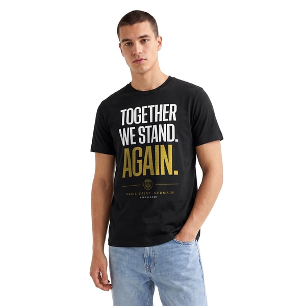 T-Shirt PSG Together We Stand - Noir