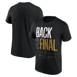 T-Shirt PSG Back to Back Finals - Noir, vue 3