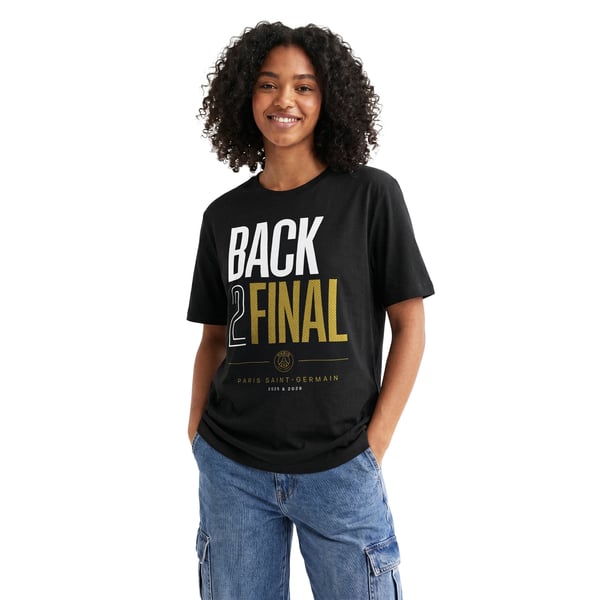 T-Shirt PSG Back to Back Finals - Noir
