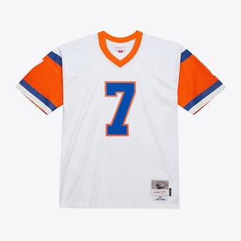 Men's Mitchell & Ness John Elway White Denver Broncos 1994 Legacy Replica Jersey
