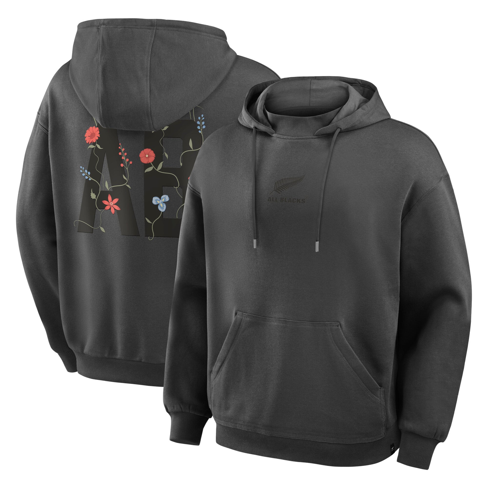Felpa con cappuccio All Blacks Street Overhead - Nero