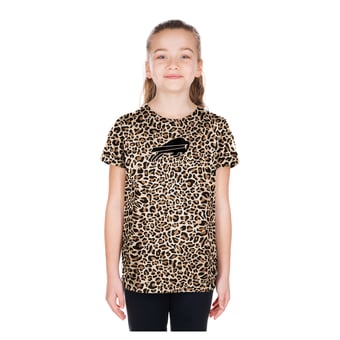 Girls Youth New Era  Tan Buffalo Bills Mom & Me Leopard T-Shirt