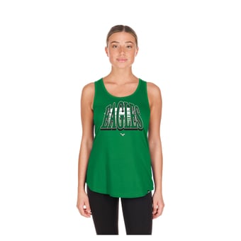Women's New Era  Kelly Green Philadelphia Eagles Summer Tank Top