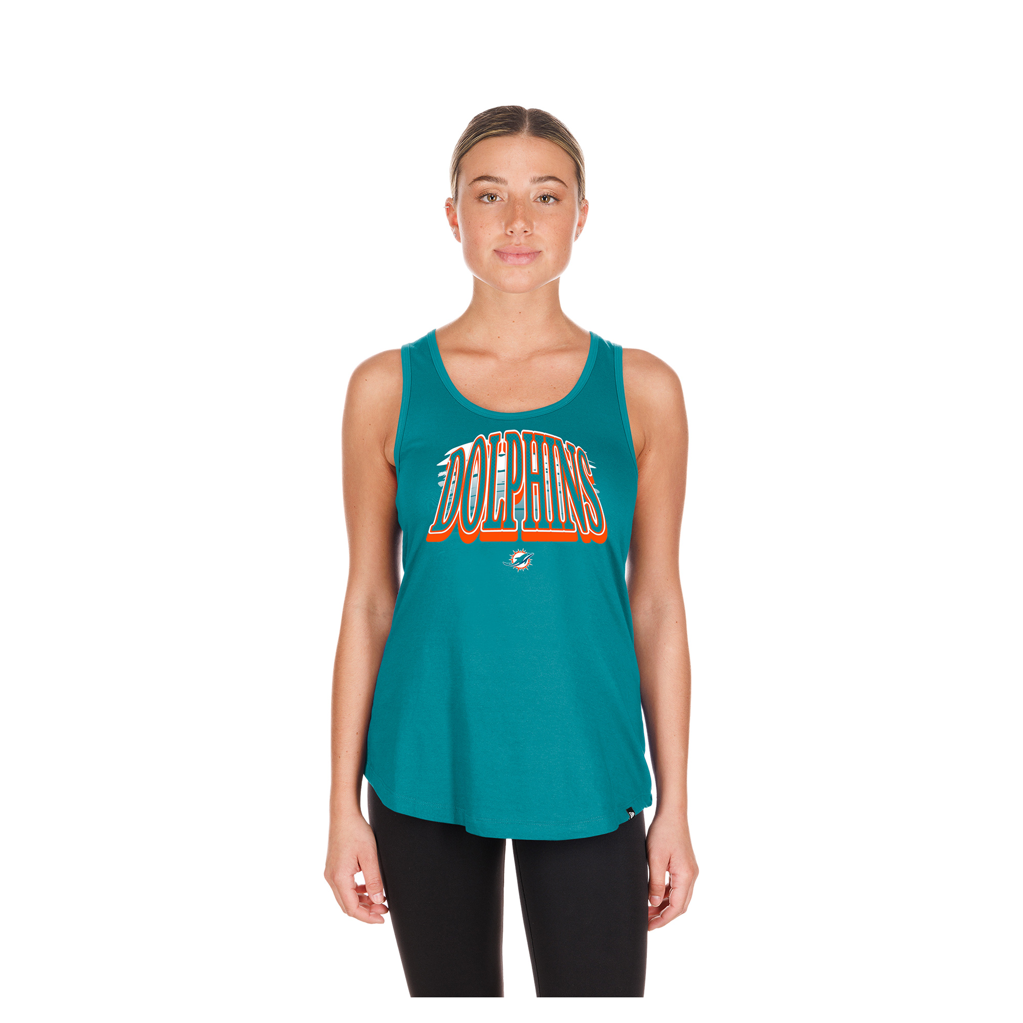 Women's New Era  Aqua Miami Dolphins Summer Tank Top