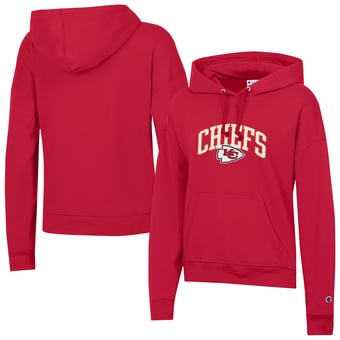 Women's Champion  Red Kansas City Chiefs Powerblend Hoodie