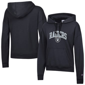 Women's Champion  Black Las Vegas Raiders Powerblend Hoodie