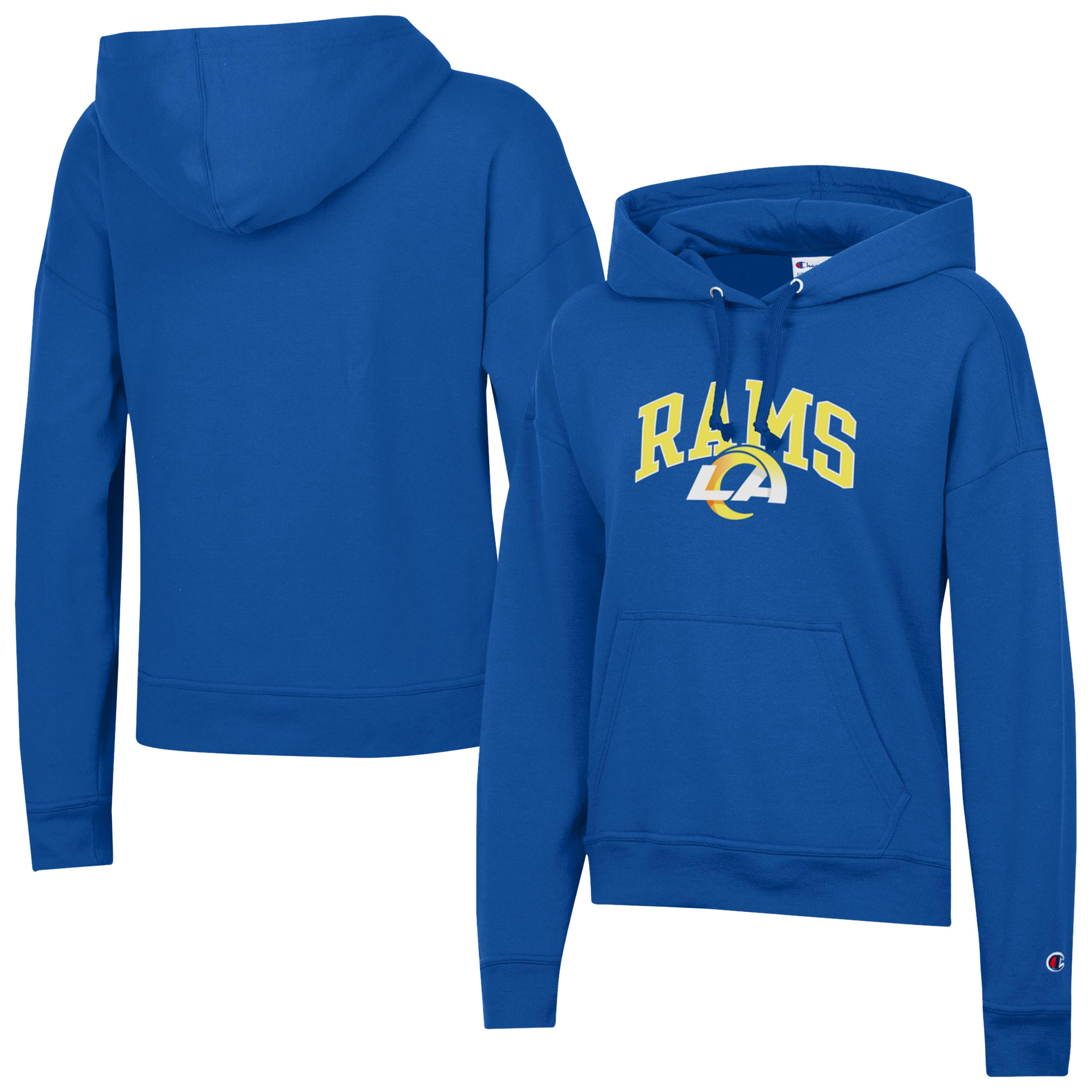 Women's Champion Royal Los Angeles Rams Powerblend Hoodie