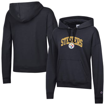 Women's Champion  Black Pittsburgh Steelers Powerblend Hoodie