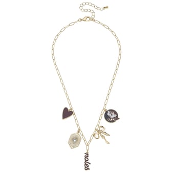 CANVAS Style Florida State Seminoles 18k Gold-Plated Mixed Charm Collector Necklace
