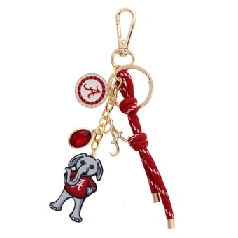 CANVAS Style Alabama Crimson Tide 18k Gold-Plated Cluster Bag Charm