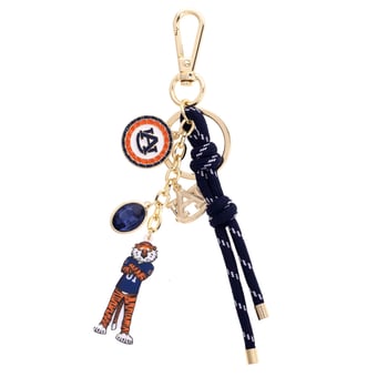 CANVAS Style Auburn Tigers 18k Gold-Plated Cluster Bag Charm