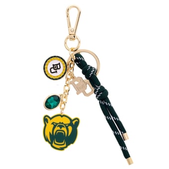 CANVAS Style Baylor Bears 18k Gold-Plated Cluster Bag Charm