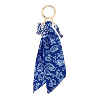 CANVAS Style Kentucky Wildcats 18k Gold-Plated Logo Bandana Scarf Bag Charm