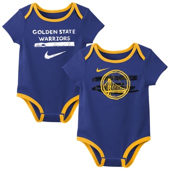 Infant Nike  Royal Golden State Warriors Courtside Premier 2-Pack Bodysuit Set
