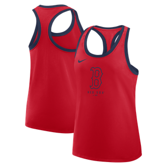 Women's Nike Red Boston Red Sox Tri-Blend Dri-FIT Racerback Tank Top