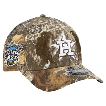 Men's New Era x Warren Lotas  Camo Houston Astros Realtree 9FORTY M-Crown A-Frame Adjustable Hat