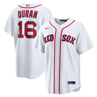 Men's Nike Jarren Duran White Boston Red Sox Home Replica Jersey