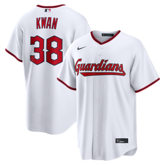 Men's Nike Steven Kwan White Cleveland Guardians Home Replica Jersey