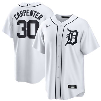 Men's Nike Kerry Carpenter White Detroit Tigers Home Replica Jersey