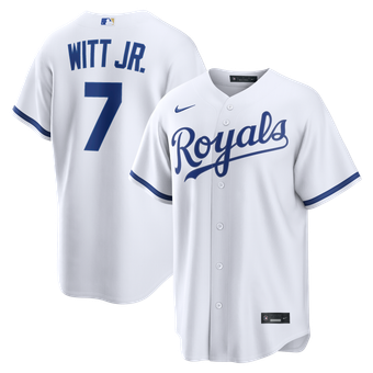 Men's Nike Bobby Witt Jr. White Kansas City Royals Home Replica Jersey