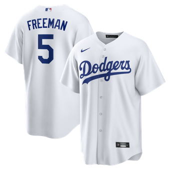 Men's Nike Freddie Freeman White Los Angeles Dodgers Home Replica Jersey