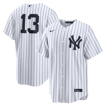 Men's Nike Jazz Chisholm Jr. White New York Yankees Home Replica Jersey