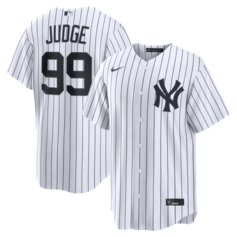 Men's Nike Aaron Judge White New York Yankees Home Replica Jersey