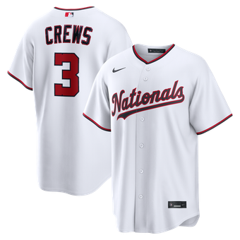 Men's Nike Dylan Crews White Washington Nationals Home Replica Jersey