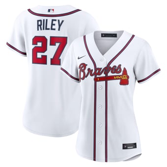 Women's Nike Austin Riley White Atlanta Braves Home Replica Jersey