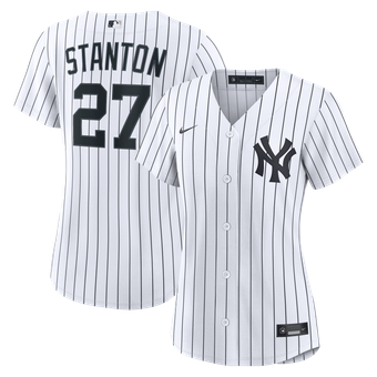 Women's Nike Giancarlo Stanton White New York Yankees Home Replica Jersey