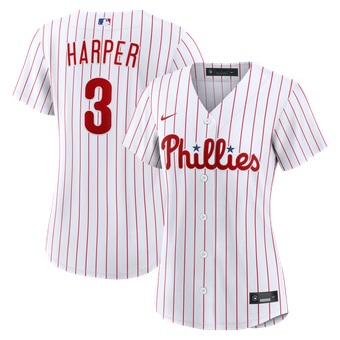 Women's Nike Bryce Harper White Philadelphia Phillies Home Replica Jersey