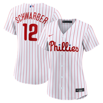 Women's Nike Kyle Schwarber White Philadelphia Phillies Home Replica Jersey