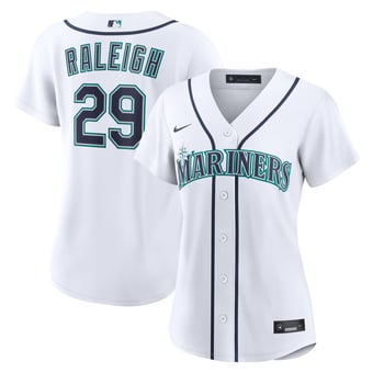 Women's Nike Cal Raleigh White Seattle Mariners Home Replica Jersey