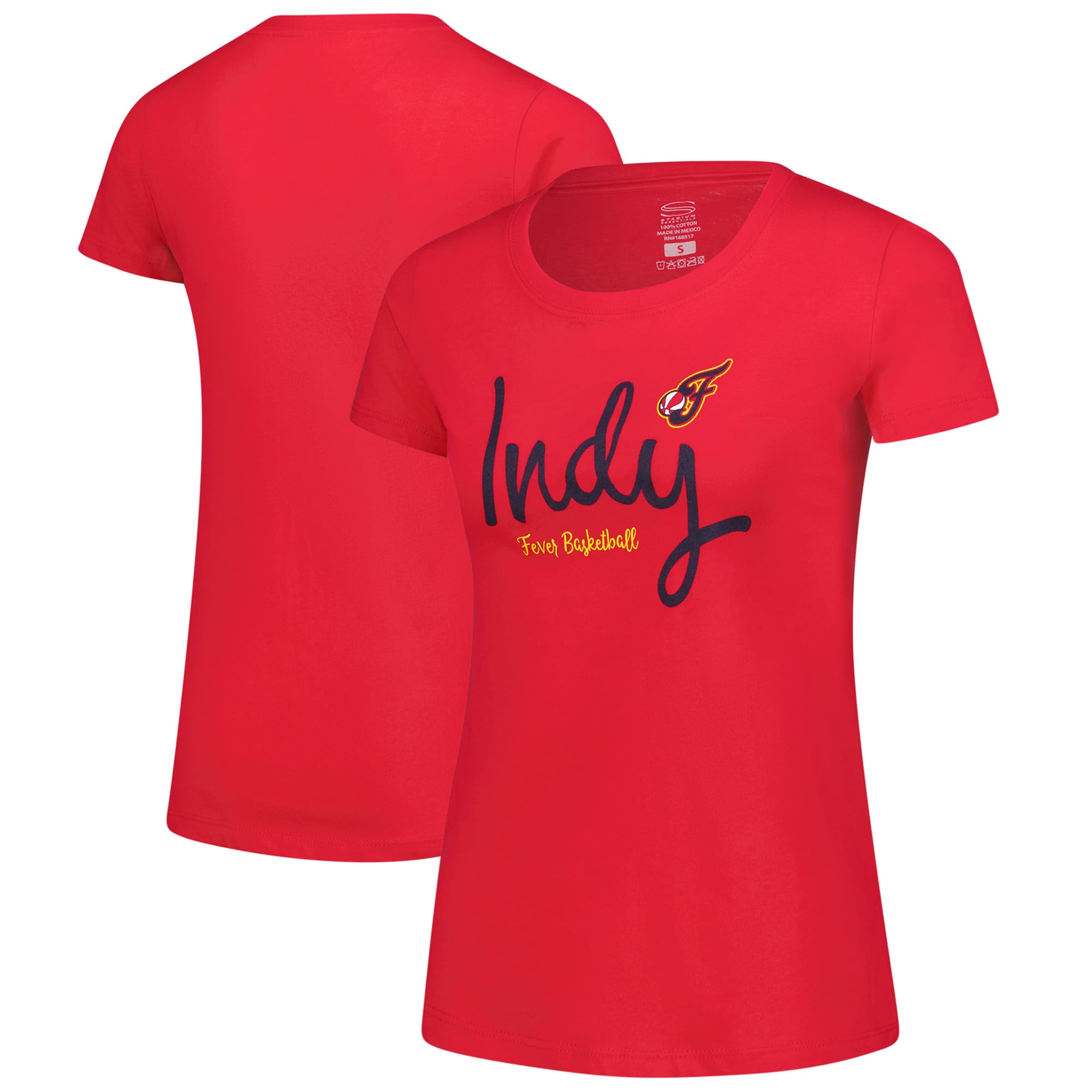 Women's Stadium Essentials Red Indiana Fever Third Quarter T-Shirt