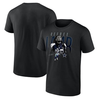 Men's CeeDee Lamb Black Dallas Cowboys Humble Shadow Player T-Shirt
