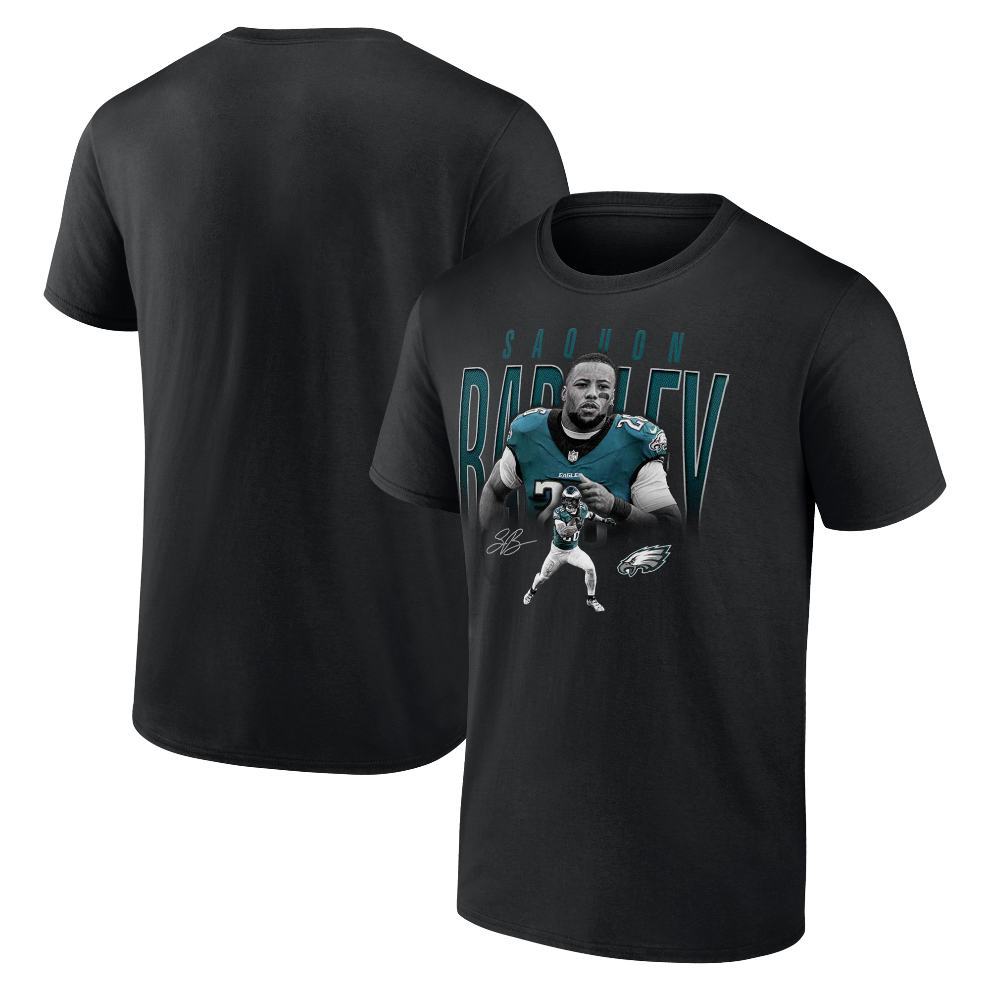 Men's Saquon Barkley Black Philadelphia Eagles Humble Shadow Player T-Shirt