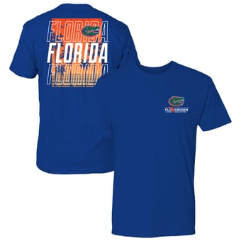 Men's FloGrown  Royal Florida Gators Repeat Poster T-Shirt